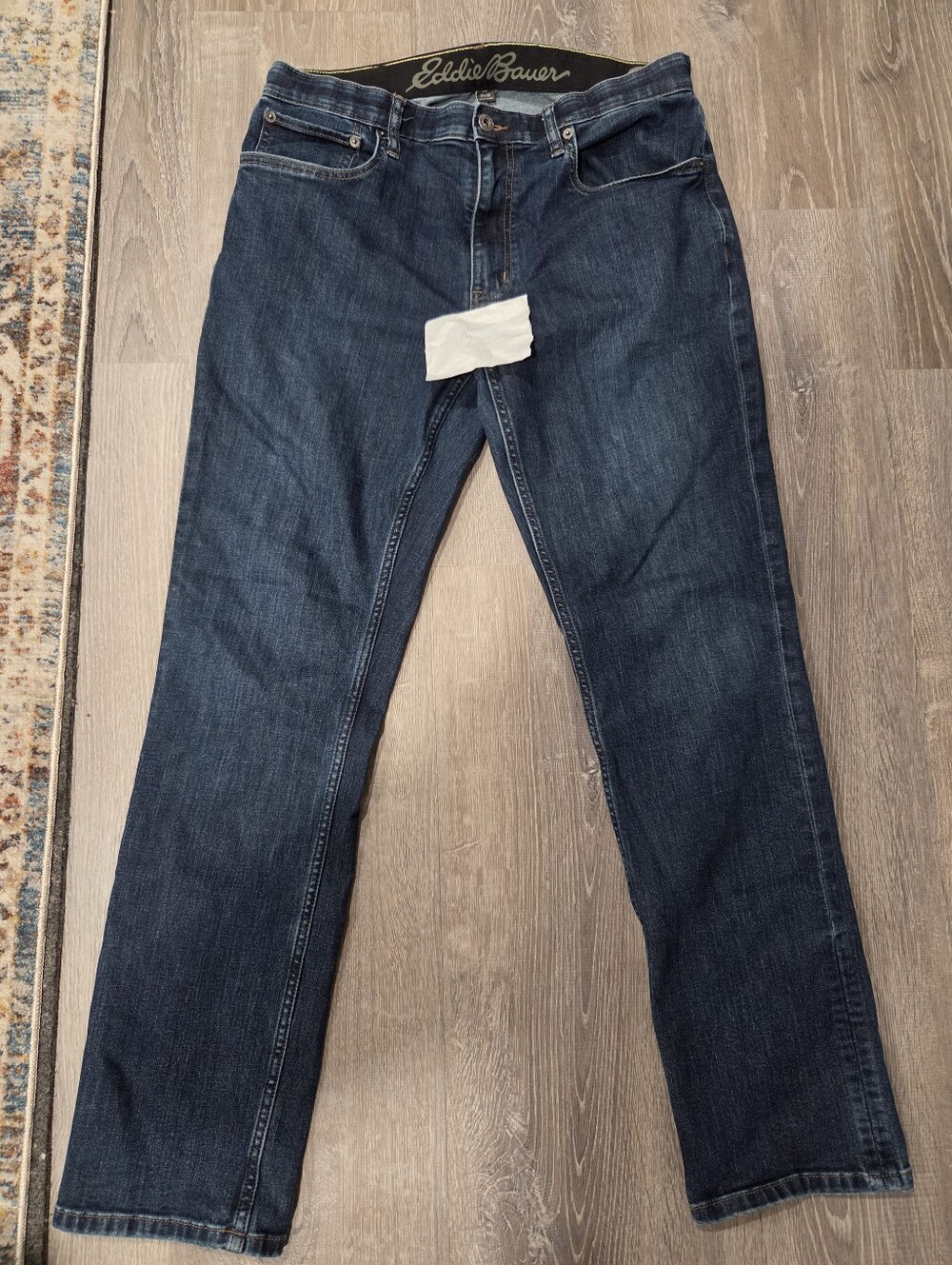 Eddie Bauer Men's H2Low Flex Size 35 X 32 Newer Slim Straight Fit Jean (#3)
